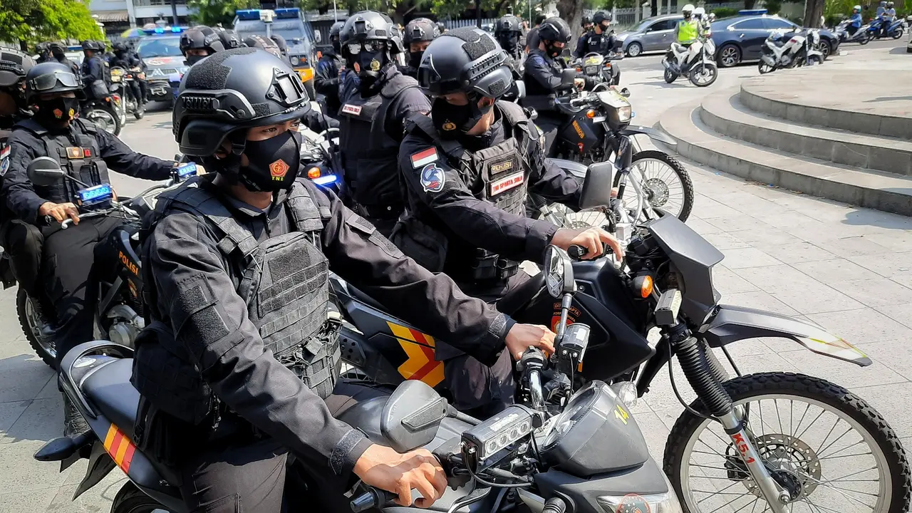 Ratusan Personel Polisi Jaga Piala Presiden