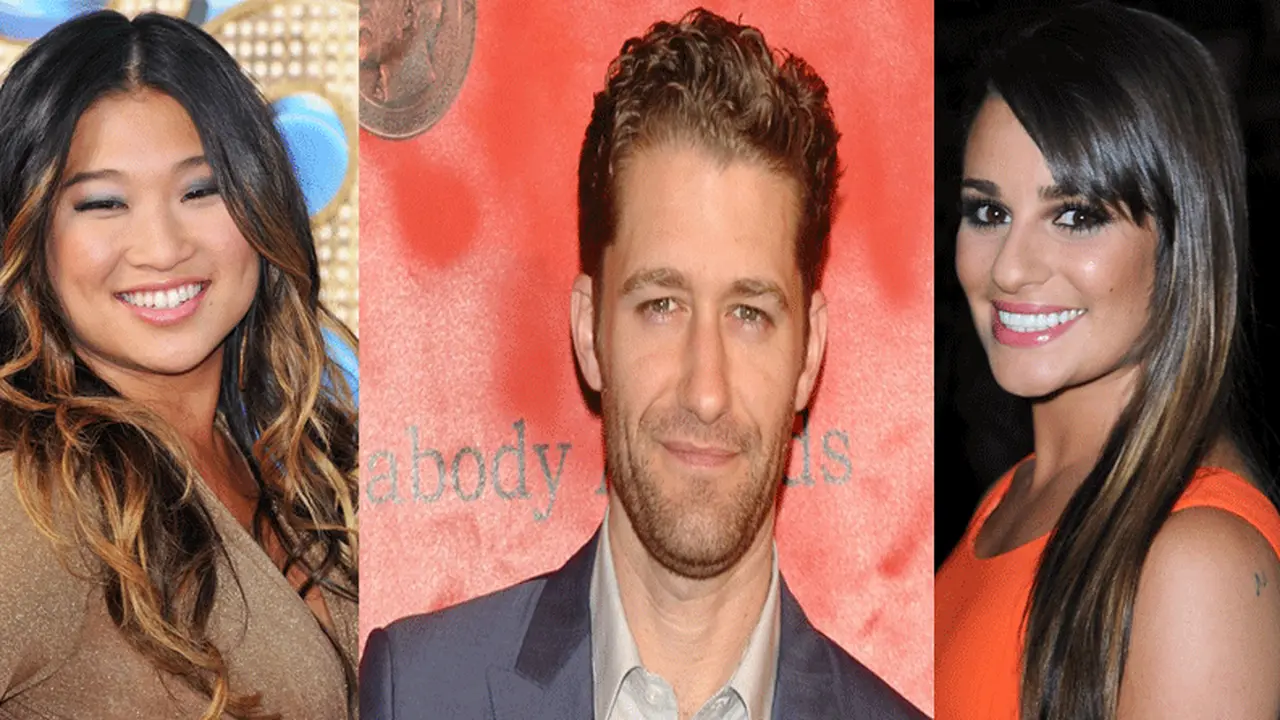 Jonna Ushkowitz-Matthew Morrison-Lea Michele