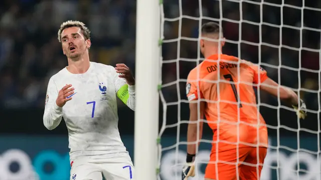 Yunani Vs Prancis di Kualifikasi Euro 2024