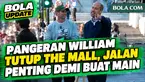 Prince of Wales, Pangeran William, bermain kriket bersama sejumlah bintang internasional di The Mall, London, untuk merayakan terpilihnya Mumbai sebagai tuan rumah Earthshot Prize.