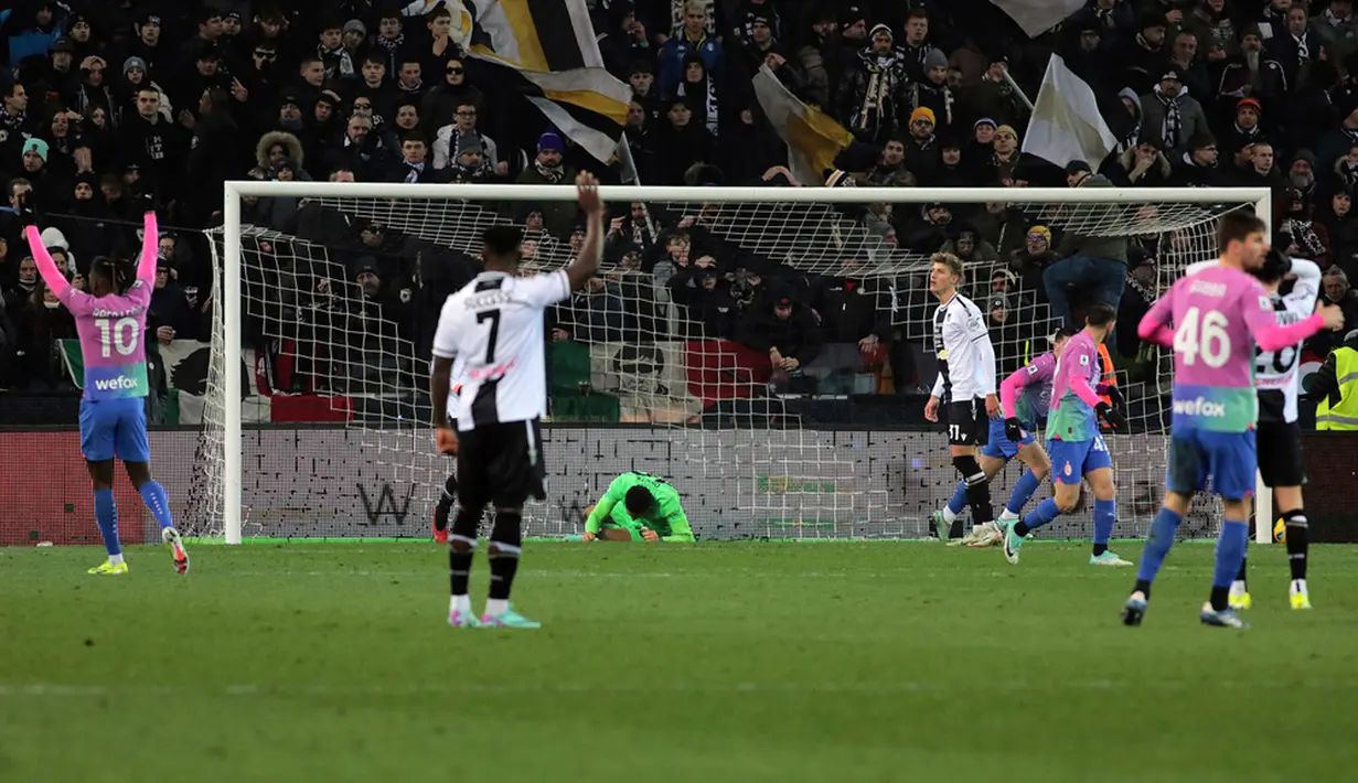 Mereka memangkas jarak dengan peringkat dua Juventus yang mengoleksi 49 poin. (Andrea Bressanutti/LaPresse via AP)