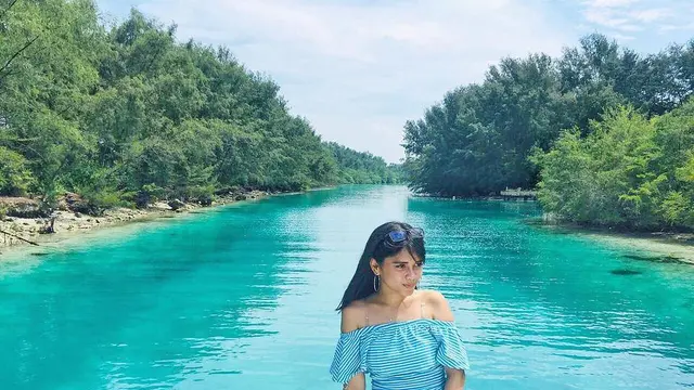 ilustrasi potret mela amalia, seorang aktris sinetron indosiar yang mengawali karir sebagai pedangdut/instagram: mela_amalia19