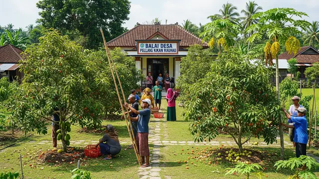 Kebun Buah di Balai Desa