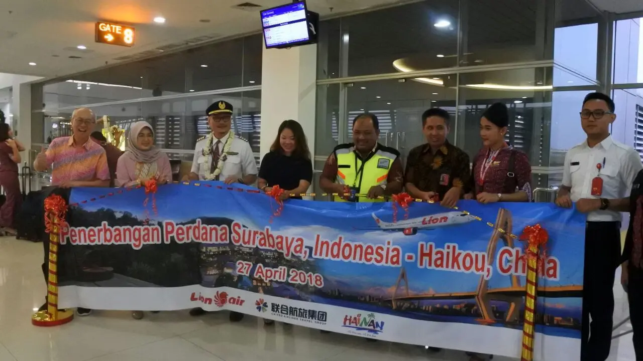 Bandara Juanda Hadirkan Rute Penerbangan Baru Menuju Kota Haikou Tiongkok