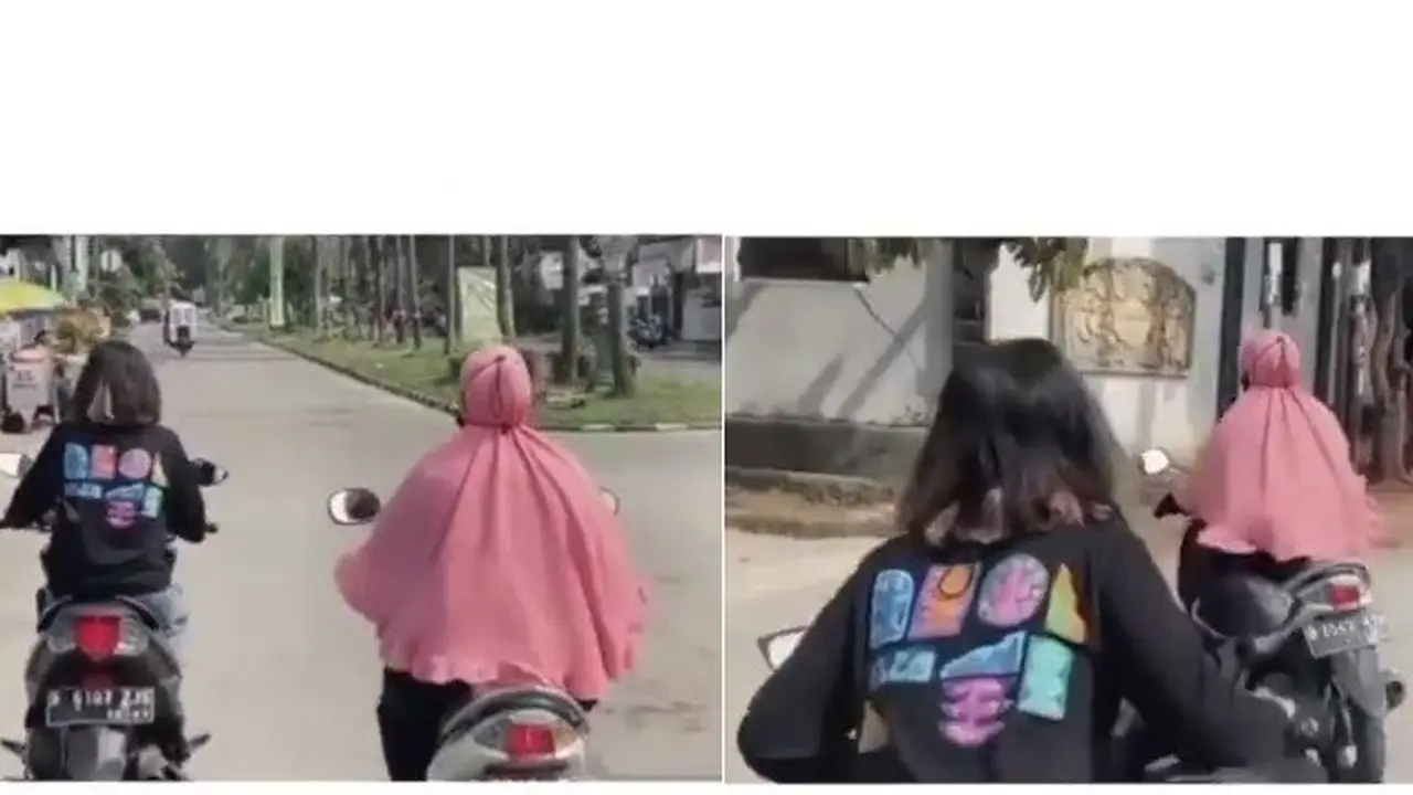 viral emak-emak potong jalan di persimpangan