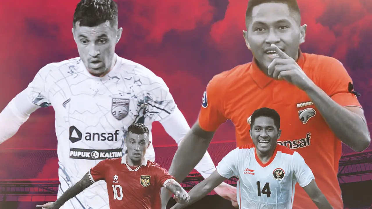 Ilustrasi - Stefano Lilipaly dan Fajar Fathur Rahman nuansa Timnas Indonesia dan Borneo FC