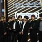 Grup K-Pop asal Korea Selatan, BTS, di Billboard Music Awards 2017. (Twitter/@charts_k)