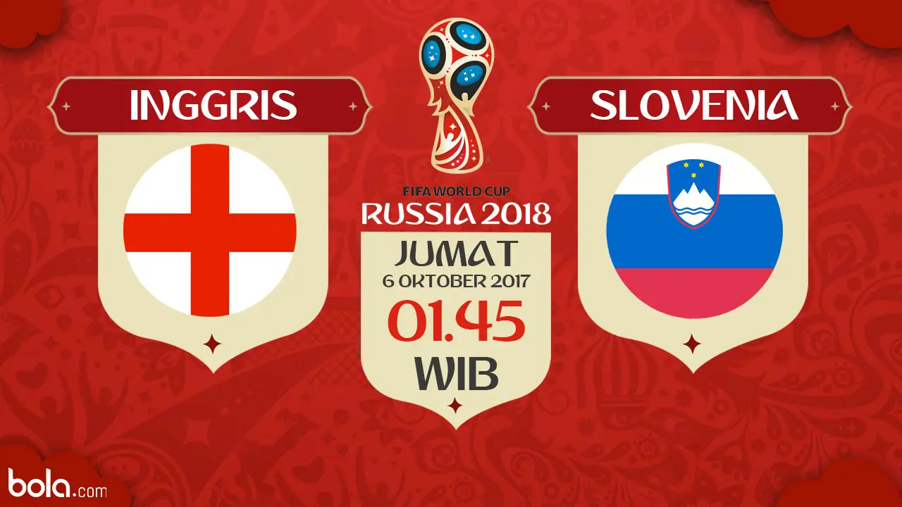 Inggris vs Slovenia