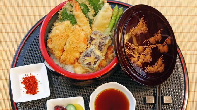 Tempura Donburi (Liputan6.com/ pool/ AOKI Gran Mahakam)