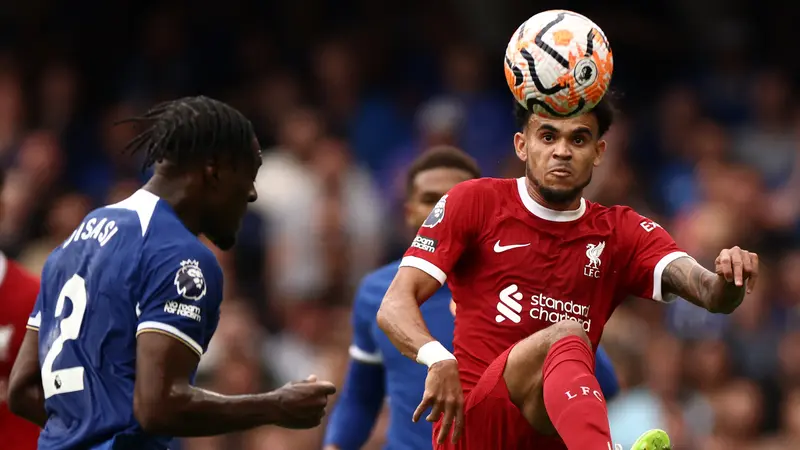 Axel Disasi, Luis Diaz, Chelsea vs Liverpool, Premier League