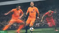 Marquee Player Van Persie, Wesley Sneijder, Jose Reyes (Bola.com/Adreanus Titus)