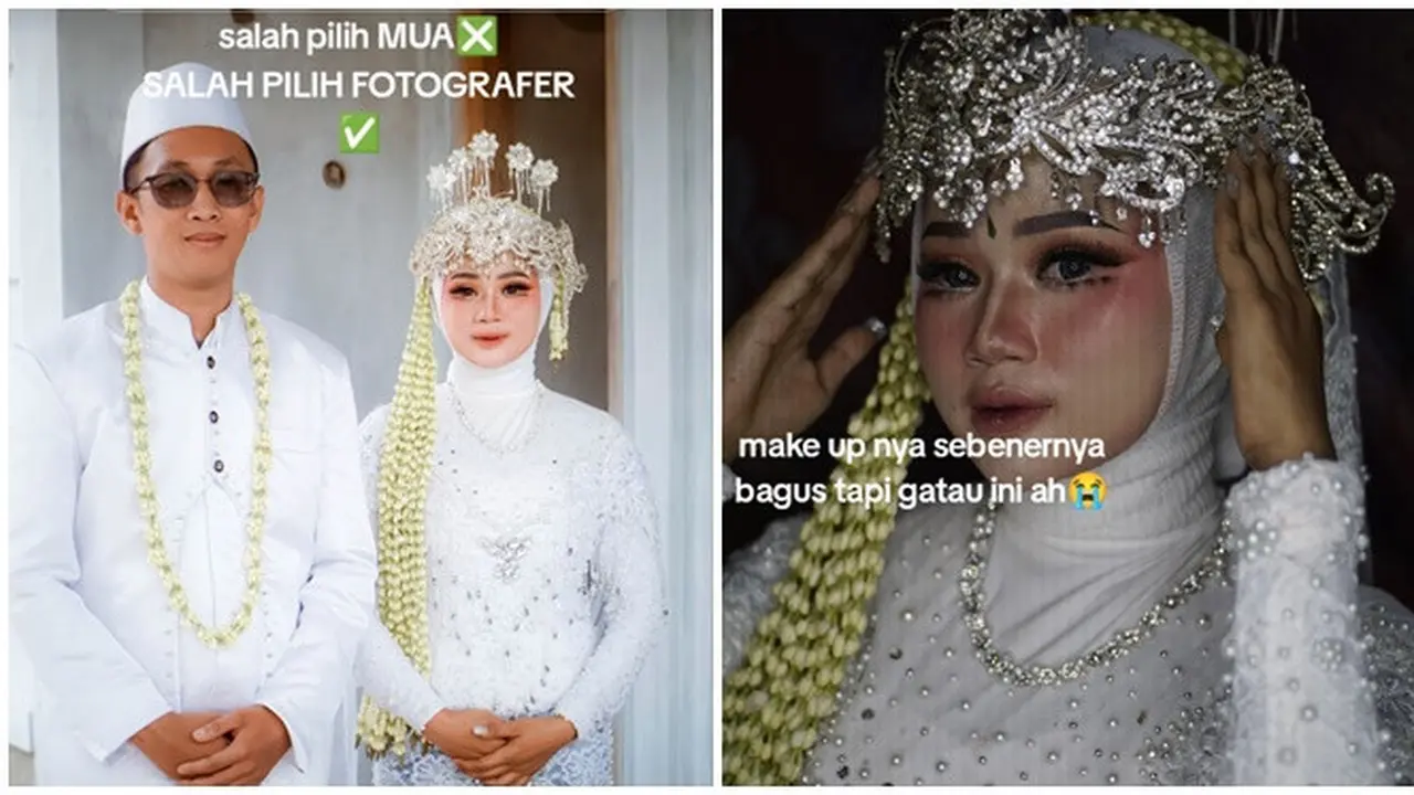 Viral Pengantin Salah Pilih Fotografer Nikahan, 6 Hasil Fotonya Bikin Elus Dada