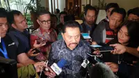 Mantan Kepala Badan Intelijen Negara (BIN) AM Hendropriyono di The Darmawangsa, Jakarta, Jumat (21/6/2019). (Liputan6.com/Nanda Perdana Putra)