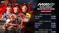 Link siaran langsung MotoGP 2025 - Qatar Airways Grand Prix of Qatar di Vidio. Dukung riders jagoan kalian di MotoGP 2025 Qatar Airways Grand Prix of Qatar di akhir pekan ini hanya di layanan OTT Vidio. (sum. doc. vidio.com)