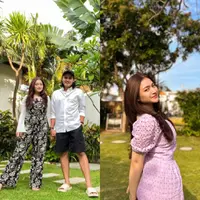 Tanpa mengajak baby Adzam, Nathalie membagikan potret liburannya di Bali bersama Ilham Yogi. [Instagram/nathalieholscher]