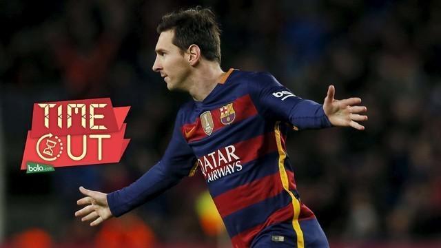 Lionel Messi membuat penalti unik saat Barcelona menghadapi Celta Vigo dalam lanjutan La Liga, Senin (15/2/2016) dini hari WIB.