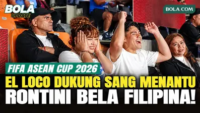 Legenda Timnas Indonesia, Cristian Gonzales, hadir di Stadion Si Jalak Harupat, Kabupaten Bandung, untuk menyaksikan laga Filipina kontra Vietnam pada FIFA ASEAN Cup 2026. El Loco datang bersama istri dan anaknya untuk memberikan dukungan kepada sang...