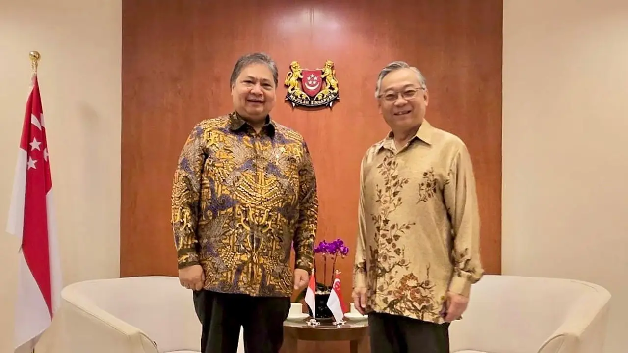 Pertemuan The 15th Indonesia-Singapore Six Bilateral Economic Working Groups Ministerial Meeting, di Singapura. (Foto: istimewa)