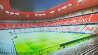 Bayern Munchen melakukan renovasi kecil terhadap kandang mereka, Allianz Arena. (Doc Footy Headlines)
