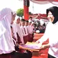 Perayaan Peringatan Hari Guru Nasional di Surabaya, Jawa Timur pada Sabtu, 30 November 2019. (Foto: Liputan6.com/Dian Kurniawan)