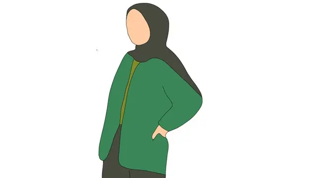 Ilustrasi Hijab 6 (Gambar oleh Ria Kartika dari Pixabay)