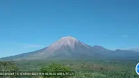 Gunung Semeru di Perbatasan Kabupaten Lumajang dan Kabupaten Malang alami erupsi berskala kecil (Istimewa)