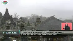 Pura Besakih, yang hanya berjarak 6 kilometer dari Gunung Agung, kini sepi pengunjung.