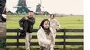 <p>Gisel, Gading dan putri mereka, Gempita menyempatkan berlibur ke Zaanse Schans, Belanda. (Foto: Instagram/ gisel_la)</p>