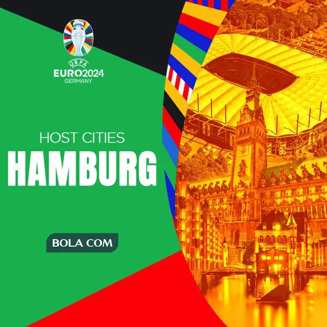 Piala Eropa 2024 - Ilustrasi kota Hamburg sebagai venue Euro 2024