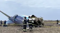 Presiden Aliyev: Rusia Bersalah atas Jatuhnya Pesawat Azerbaijan Airlines 8234