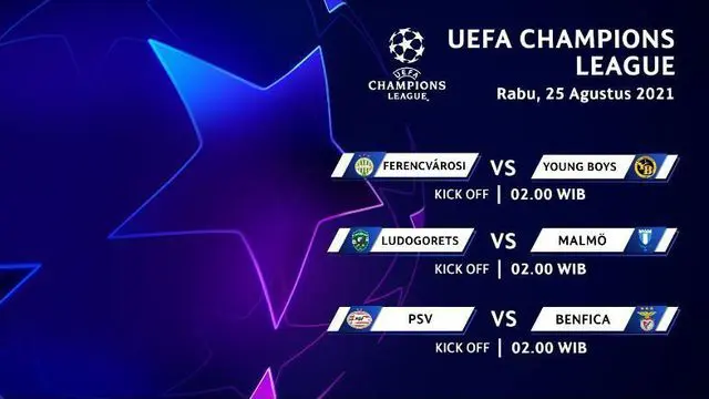 VIDEO: Saksikan Leg 2 Babak Playoffs Liga Champions di Vidio, di Antaranya PSV Eindhoven Vs Benfica