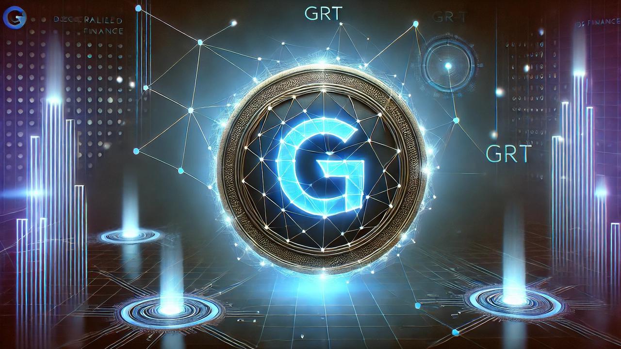 Ilustrasi Kripto GRT Coin.