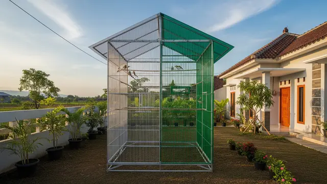 Ide Kandang Burung Sederhana di Halaman Rumah