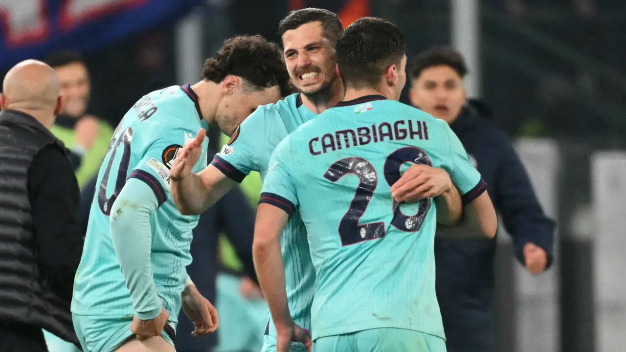 Drama 7 Gol di Stadion Olimpico: Depak AS Roma, Bologna Lolos Perempat Final Liga Europa 2025/2026