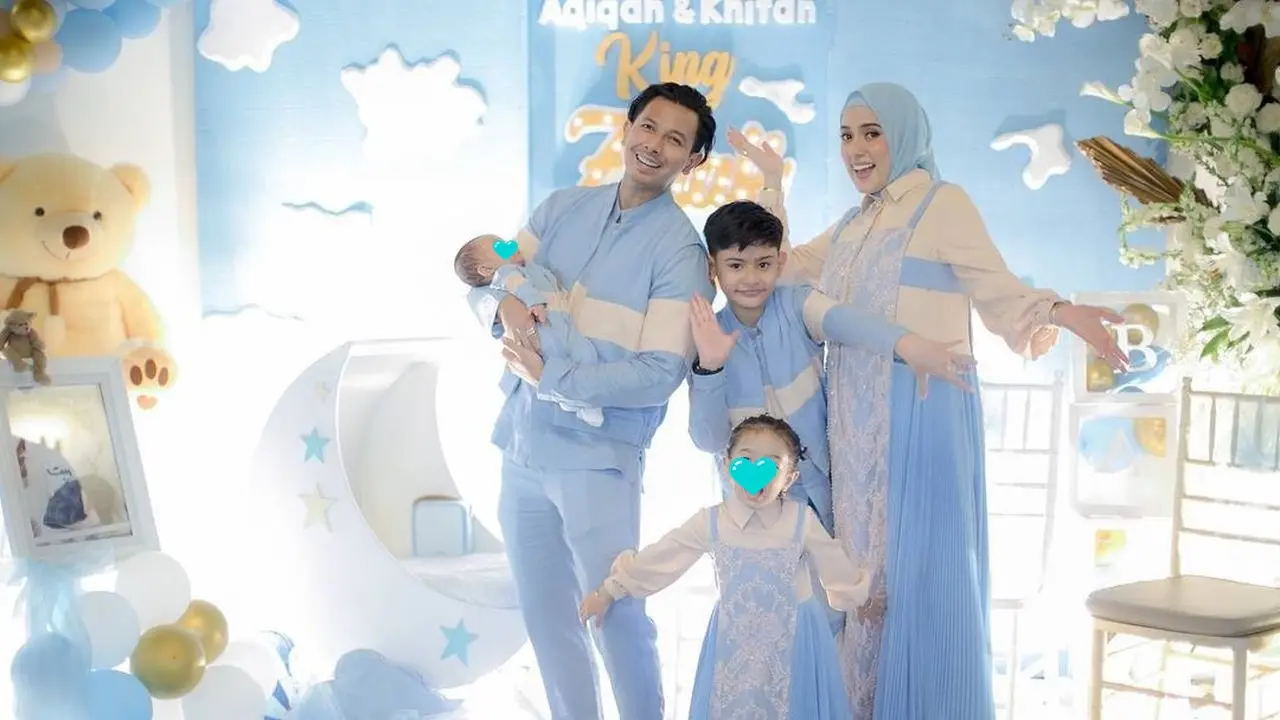 6 Momen Syukuran Akikah dan Khitan Anak Fairuz A Rafiq, Dihadiri Sejumlah Artis