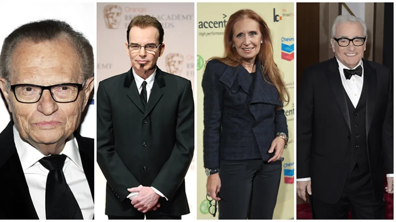 [Bintang] Larry King, Billy Bob Thornton, Danielle Steel, dan Martin Scorsese