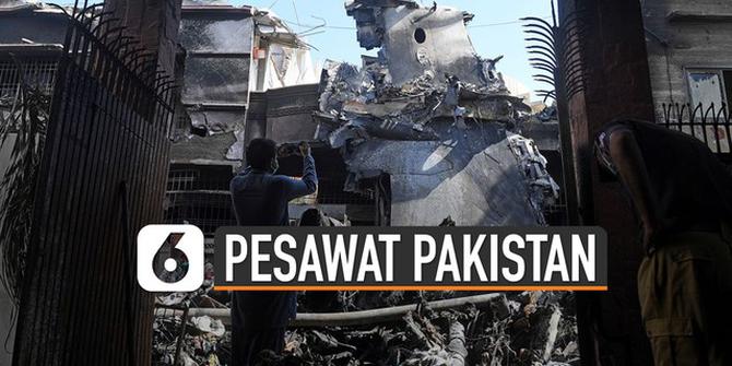 VIDEO: Pilot Tak Fokus Jadi Sebab Kecelakaan Pesawat Pakistan