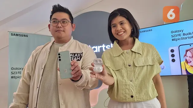Samsung Galaxy S23 FE dan Galaxy Buds FE rilis di Indonesia (Liputan6.com/Giovani Dio Prasasti)