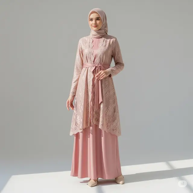 10 Model Baju Gamis Dua Warna Terbaru 2025: Inspirasi Fashion Muslim Kekinian