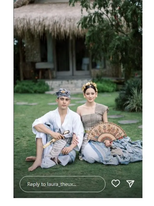 10 Gaya Pemotretan Prewedding Laura Theux dan Kekasih, Usung Konsep Bali