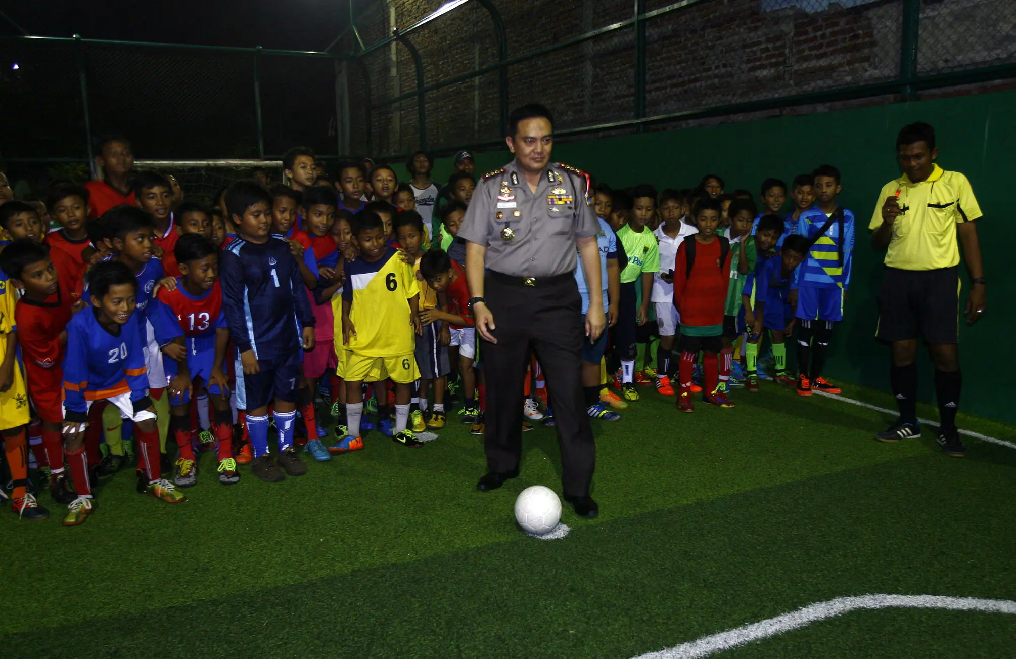 Kampung eks lokalisasi Dolly disulap menjadi arena kompetisi olahraga futsal selama Ramadan lewat Dolly Saiki Fest 2017 (Foto: / Dian Kurniawan)