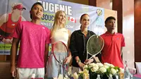 Genie Bouchard tanding tenis lawan Luna Maya