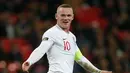 Laga perpisahan Wayne Rooney bersama timnas Inggris diakhiri dengan kemenangan manis. Bermain sejak menit ke-58 pada laga persabahatan kontra Amerika Serikat yang berlangsung di Stadion Wembley, Inggris. Timnas Inggris menang 3-0. (AFP/Ian Kington)