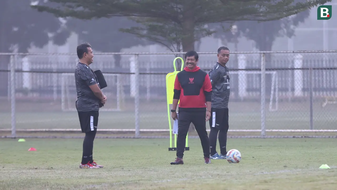 Foto: Antusiasme Skuad Timnas Indonesia U-20 saat Jalani Latihan Terakhir Jelang TC ke Como untuk Ikuti Toulon Tournament 2024 di Prancis