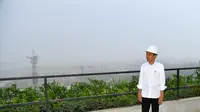 Presiden Joko Widodo atau Jokowi di Ibu Kota Nusantara (IKN), Kabupaten Penajam Paser Utara, Provinsi Kalimantan Timur, Kamis (2/11/2023. (Foto: Biro Pers Sekretariat Presiden)