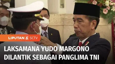 Presiden Jokowi melantik Laksamana TNI Yudo Margono sebagai Panglima TNI baru. Kepada Panglima yang baru, Presiden meminta untuk bersikap tegas terhadap kelompok kriminal bersenjata di Papua.