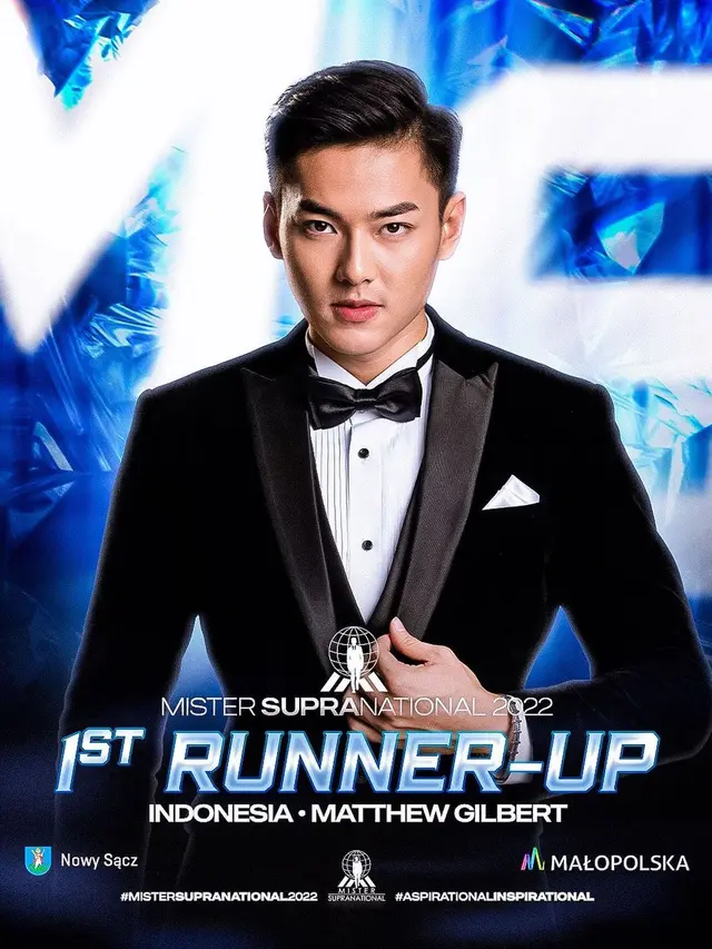 Raih 1st Runner-Up, Ini 10 Potret Matthew Gilbert di Ajang Mister Supranational 2022