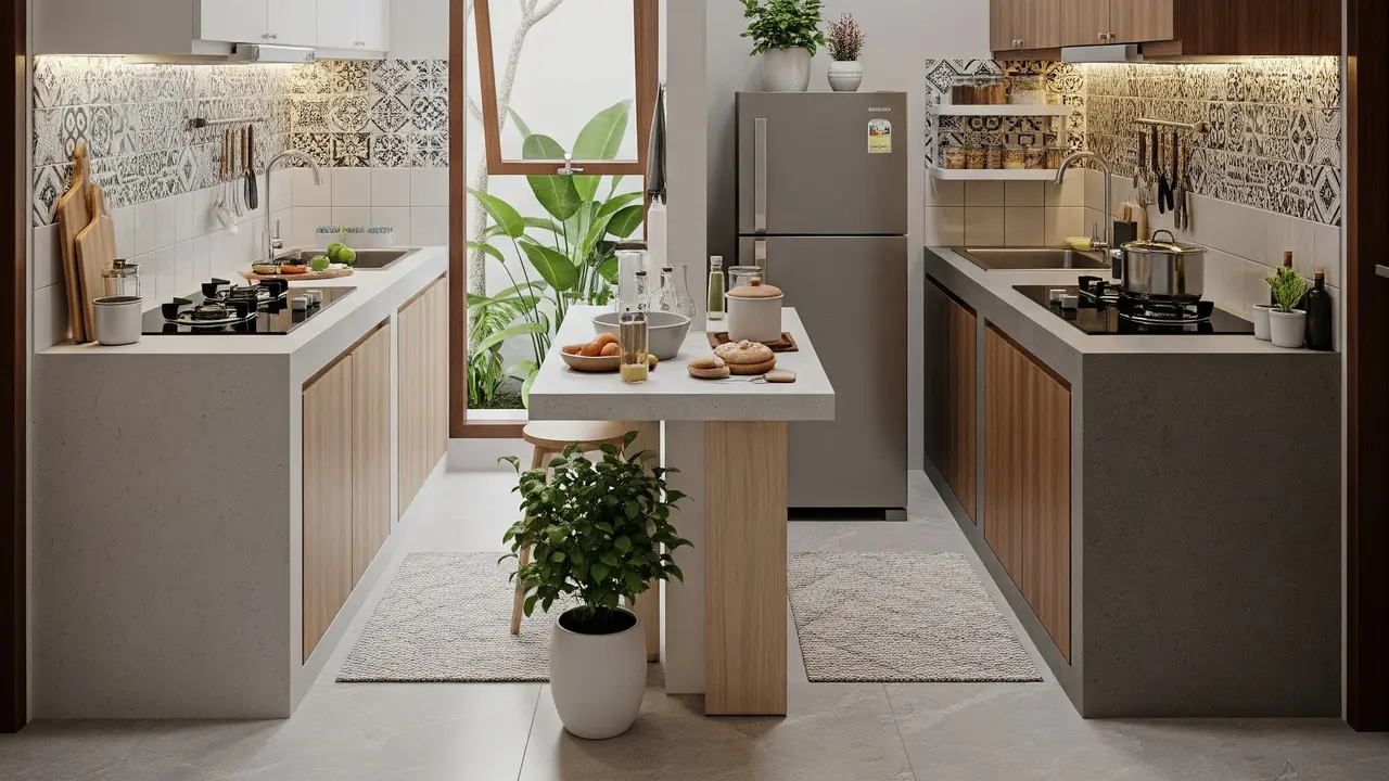 9 Desain Dapur Konsep Terbuka untuk Dua Keluarga, Solusi Harmonisasi Ruang