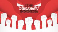 Ilustrasi HUT RI, Kemerdekaan Indonesia, dirgahayu Indonesia. (Image by Freepik)