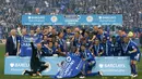 Leicester City (1 kali juara Premier League) - Tahun juara: 2015–2016. (AFP/Adrian Dennis)